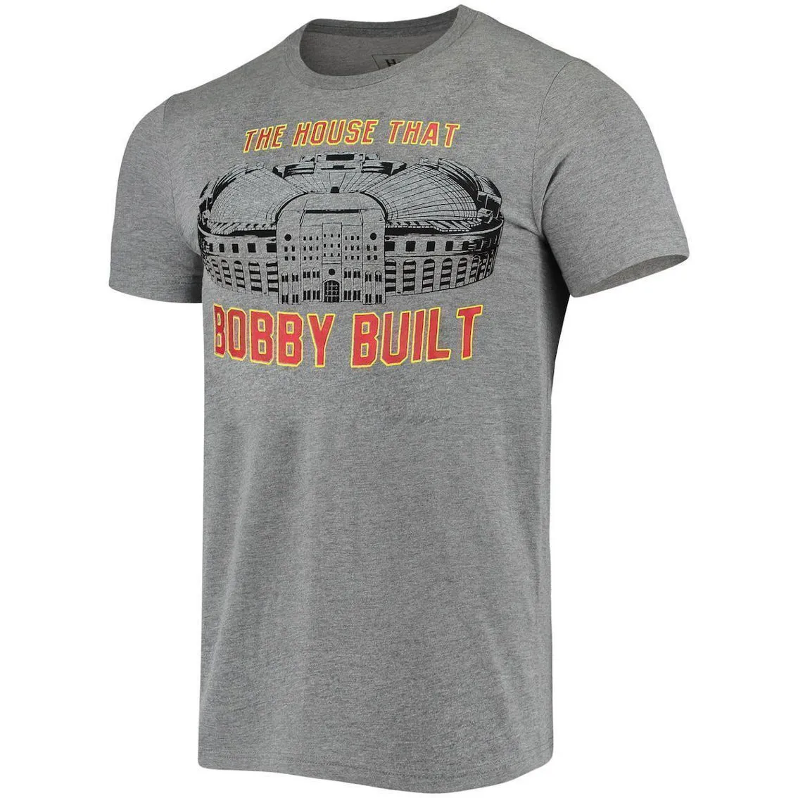 Men's Homefield Heather Gray Florida State Seminoles Vintage The House That Bobby Built T-Shirt 3 Men's Homefield Heather Gray Florida State Seminoles Vintage The House That Bobby Built T-Shirt - Image 3