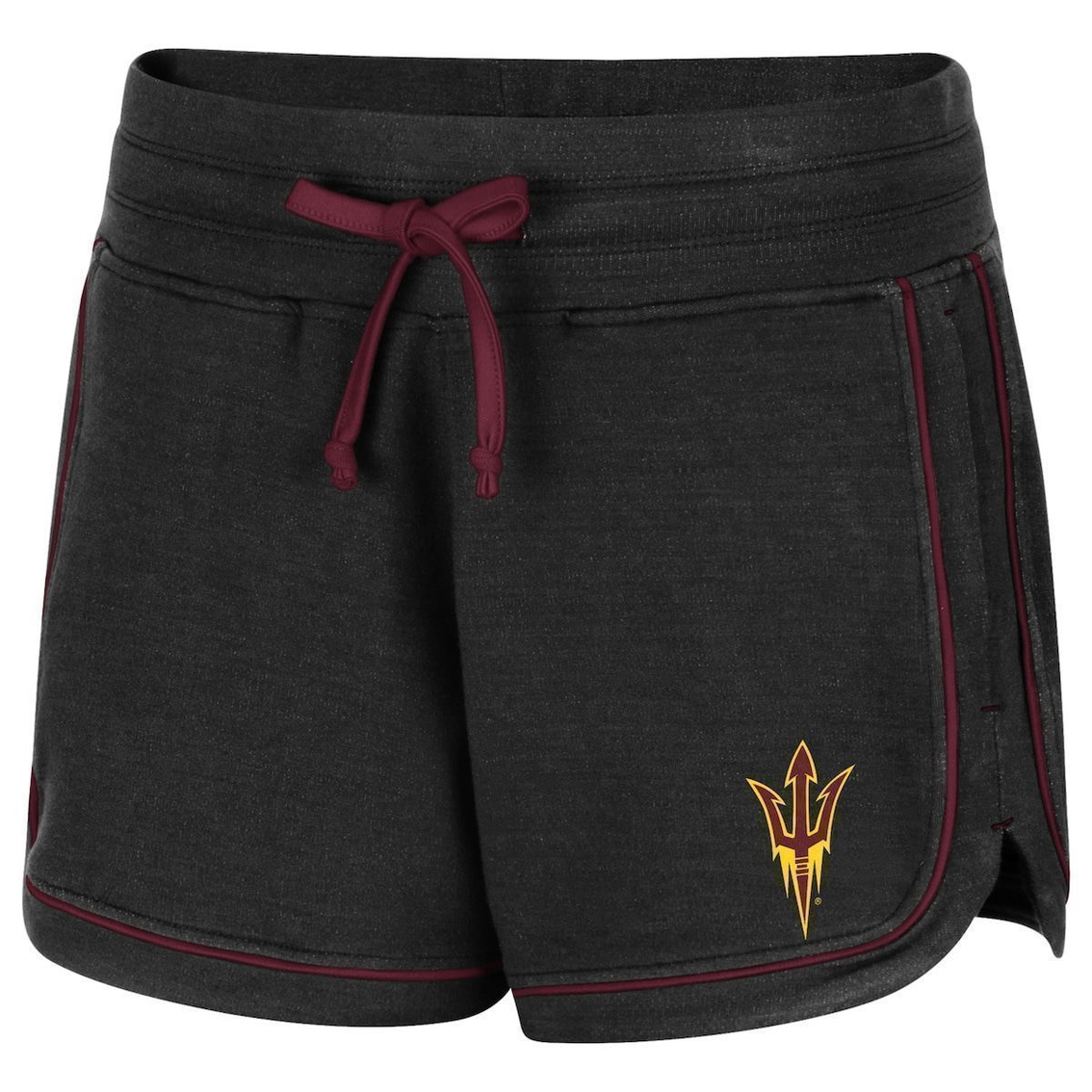 Women's Colosseum Heathered Black Arizona State Sun Devils Lil Sebastian Shorts 3 Women's Colosseum Heathered Black Arizona State Sun Devils Lil Sebastian Shorts - Image 3