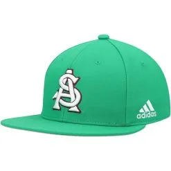 Adidas Men's Green Arizona State Sun Devils On-Field Baseball Fitted Hat