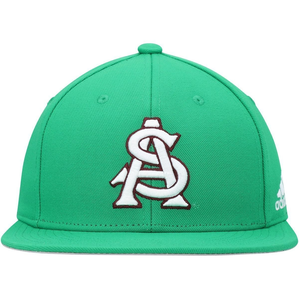 Adidas Men's Green Arizona State Sun Devils On-Field Baseball Fitted Hat 3 Adidas Men's Green Arizona State Sun Devils On-Field Baseball Fitted Hat - Image 3
