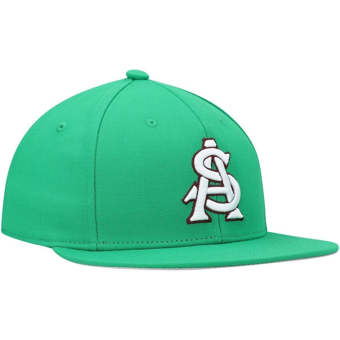 Adidas Men's Green Arizona State Sun Devils On-Field Baseball Fitted Hat 4 Adidas Men's Green Arizona State Sun Devils On-Field Baseball Fitted Hat - Image 4
