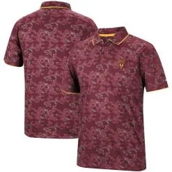 Colosseum Men's Maroon Arizona State Sun Devils Speedman Polo