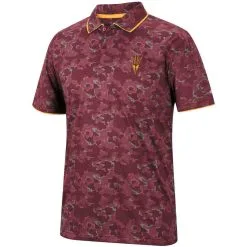 Colosseum Men's Maroon Arizona State Sun Devils Speedman Polo -Arizona State Sun Devils Shop DSCO1137485392 2882 ALT2