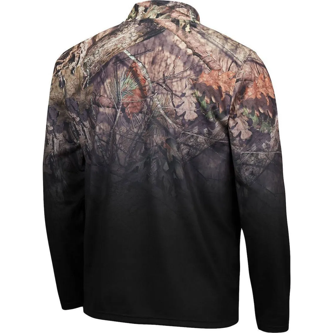 Colosseum Men's Black Arizona State Sun Devils Mossy Oak Fleet II Quarter-Zip Jacket 4 Colosseum Men's Black Arizona State Sun Devils Mossy Oak Fleet II Quarter-Zip Jacket - Image 4