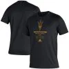 Adidas Men's Black Arizona State Sun Devils Sideline Locker Tag Creator AEROREADY T-Shirt