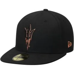 New Era Men's Black Arizona State Sun Devils Basic 59FIFTY Fitted Hat