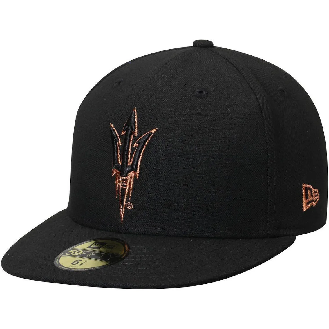 New Era Men's Black Arizona State Sun Devils Basic 59FIFTY Fitted Hat 1 New Era Men's Black Arizona State Sun Devils Basic 59FIFTY Fitted Hat