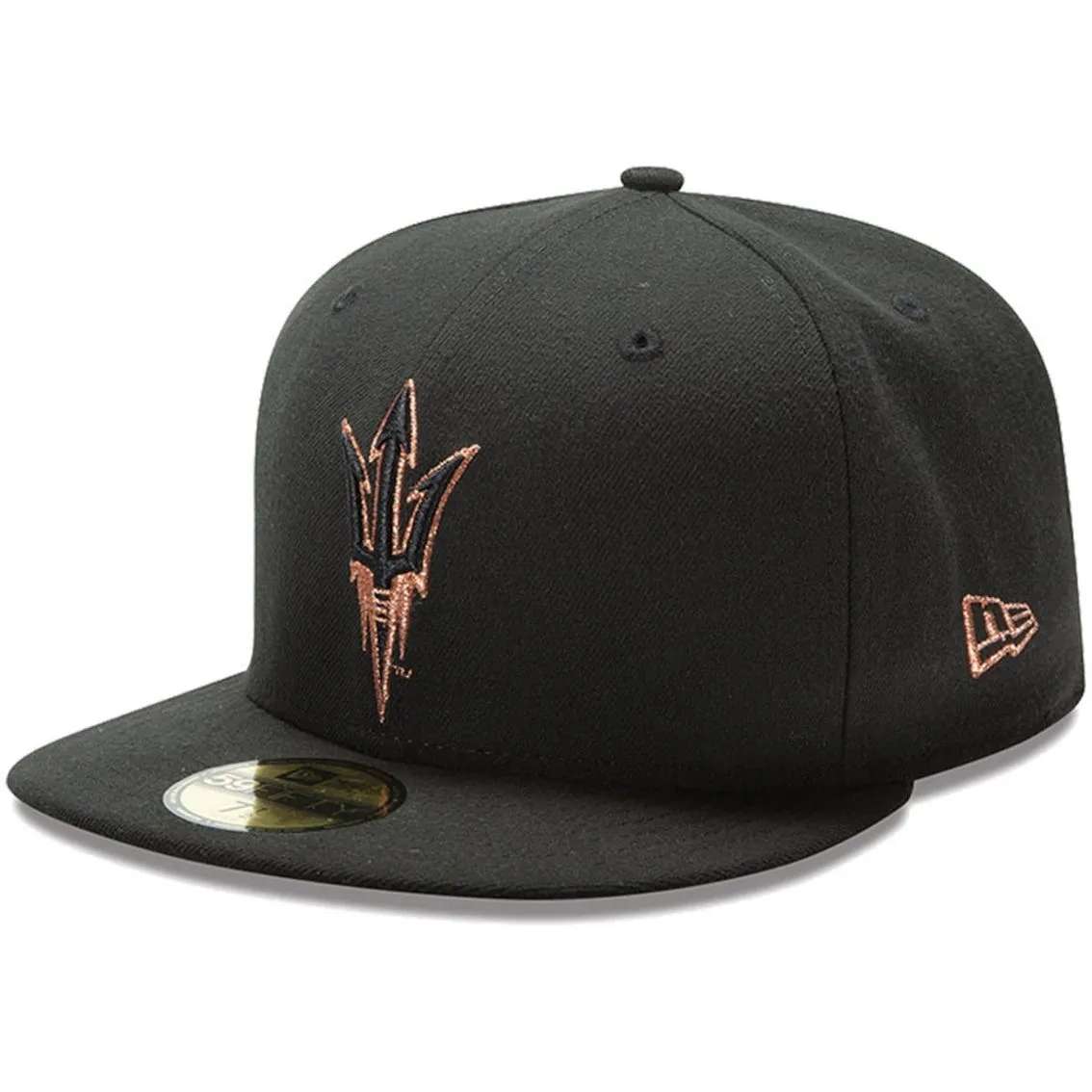 New Era Men's Black Arizona State Sun Devils Basic 59FIFTY Fitted Hat 4 New Era Men's Black Arizona State Sun Devils Basic 59FIFTY Fitted Hat - Image 4