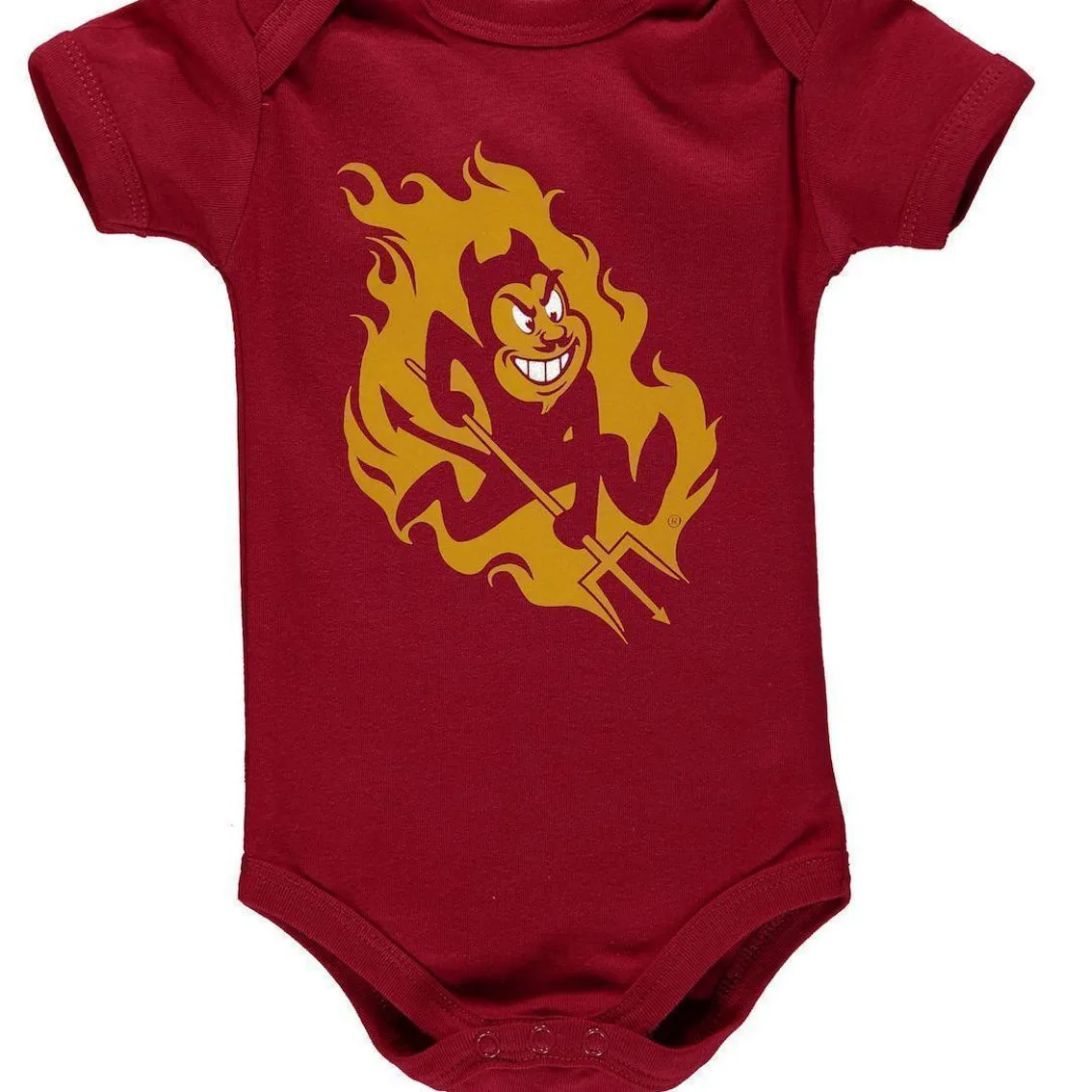 Two Feet Ahead Infant Maroon Arizona State Sun Devils Big Logo Bodysuit 1 Two Feet Ahead Infant Maroon Arizona State Sun Devils Big Logo Bodysuit