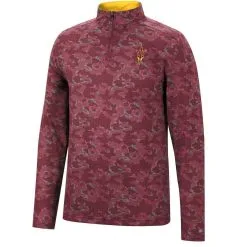 Colosseum Men's Maroon Arizona State Sun Devils Tivo Quarter-Zip Jacket -Arizona State Sun Devils Shop DSCO1137749553 2882 ALT2