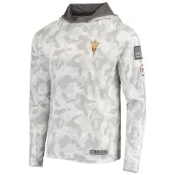 Colosseum Men's Arctic Camo Arizona State Sun Devils OHT Military Appreciation Long Sleeve Hoodie Top -Arizona State Sun Devils Shop DSCO1137749690 EJ32 ALT2