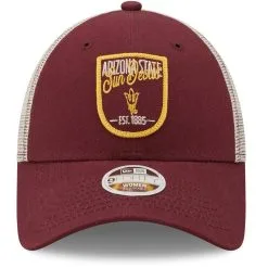 New Era Women's Maroon Arizona State Sun Devils Retro State Trucker 9FORTY Snapback Hat -Arizona State Sun Devils Shop DSCO1137749921 2882 ALT2