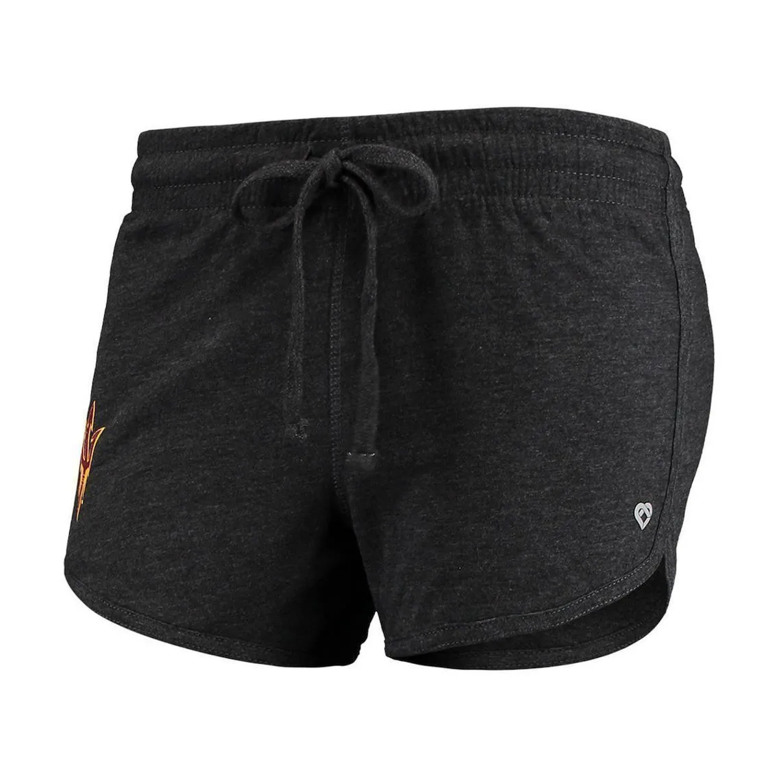 Women's Colosseum Heathered Black Arizona State Sun Devils Simone Lounge Shorts 3 Women's Colosseum Heathered Black Arizona State Sun Devils Simone Lounge Shorts - Image 3