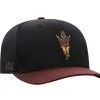 Top Of The World Men's Black/Maroon Arizona State Sun Devils Two-Tone Reflex Hybrid Tech Flex Hat