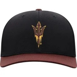 Top Of The World Men's Black/Maroon Arizona State Sun Devils Two-Tone Reflex Hybrid Tech Flex Hat -Arizona State Sun Devils Shop DSCO1137813344 1007 ALT2