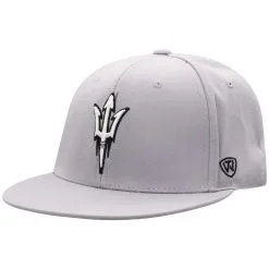 Top Of The World Men's Gray Arizona State Sun Devils Fitted Hat