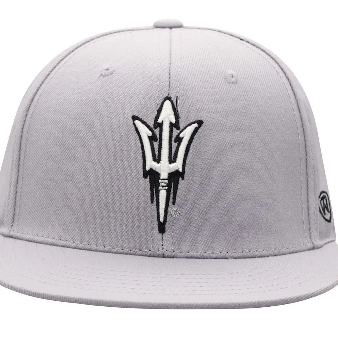 Top Of The World Men's Gray Arizona State Sun Devils Fitted Hat 4 Top Of The World Men's Gray Arizona State Sun Devils Fitted Hat - Image 4