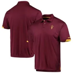 Colosseum Men's Maroon Arizona State Sun Devils Santry Polo