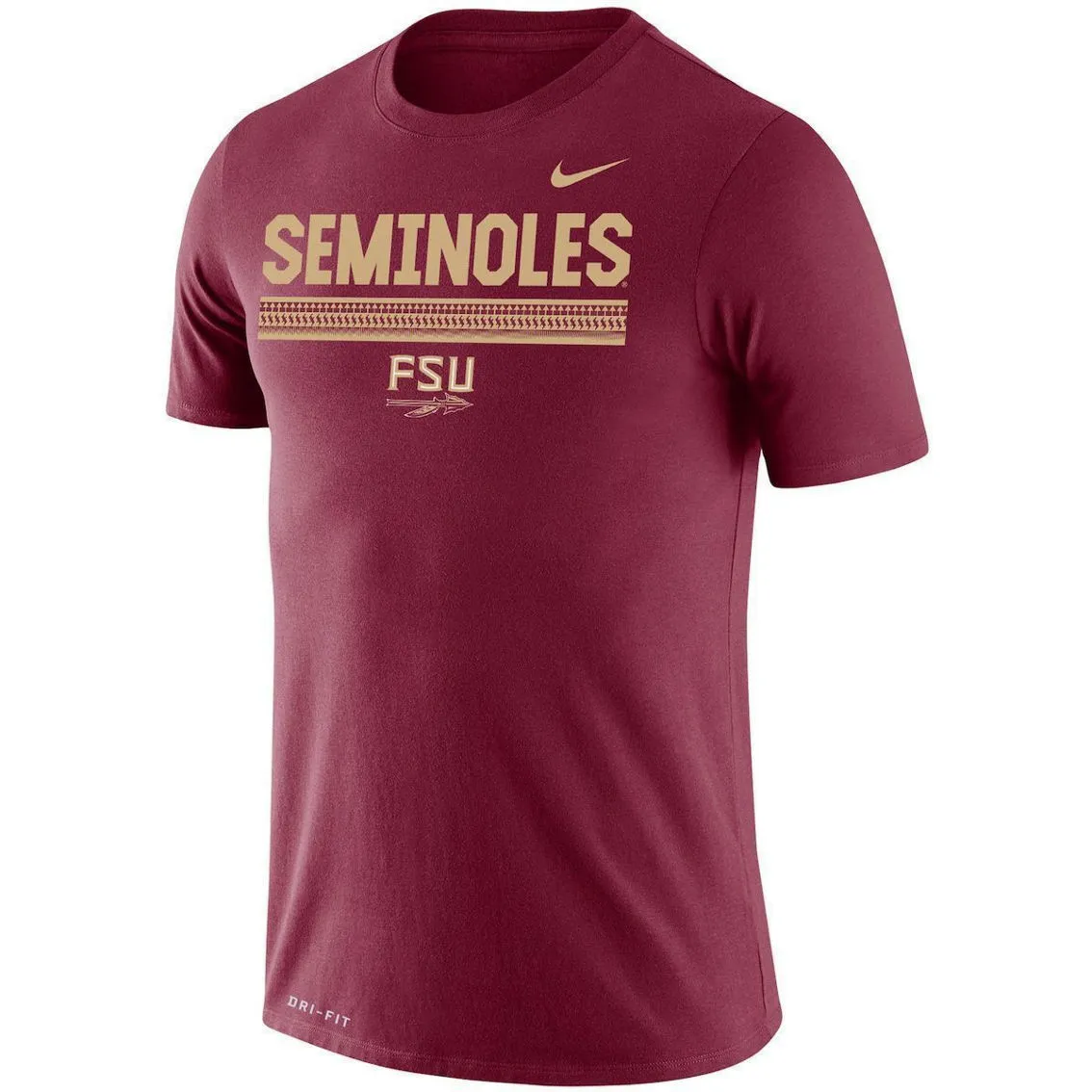 Nike Men's Garnet Florida State Seminoles Team DNA Legend Performance T-Shirt 3 Nike Men's Garnet Florida State Seminoles Team DNA Legend Performance T-Shirt - Image 3