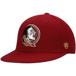 Top Of The World Men's Garnet Florida State Seminoles Team Color Fitted Hat