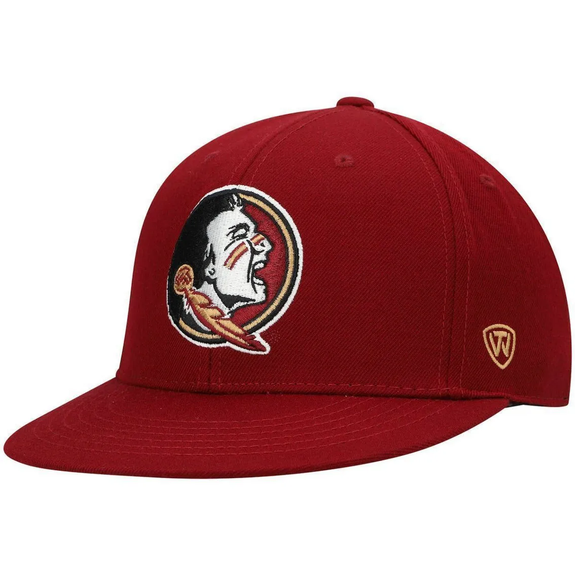 Top Of The World Men's Garnet Florida State Seminoles Team Color Fitted Hat 1 Top Of The World Men's Garnet Florida State Seminoles Team Color Fitted Hat