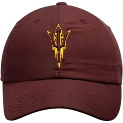 Top Of The World Men's Maroon Arizona State Sun Devils Trident Logo Adjustable Hat -Arizona State Sun Devils Shop DSCO1138408363 2882 ALT2