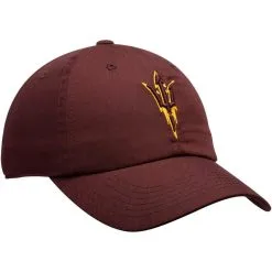 Top Of The World Men's Maroon Arizona State Sun Devils Trident Logo Adjustable Hat -Arizona State Sun Devils Shop DSCO1138408363 2882 ALT3