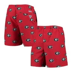 Columbia PFG Men's PFG Red Georgia Bulldogs Backcast II Omni-Shade Hybrid Shorts