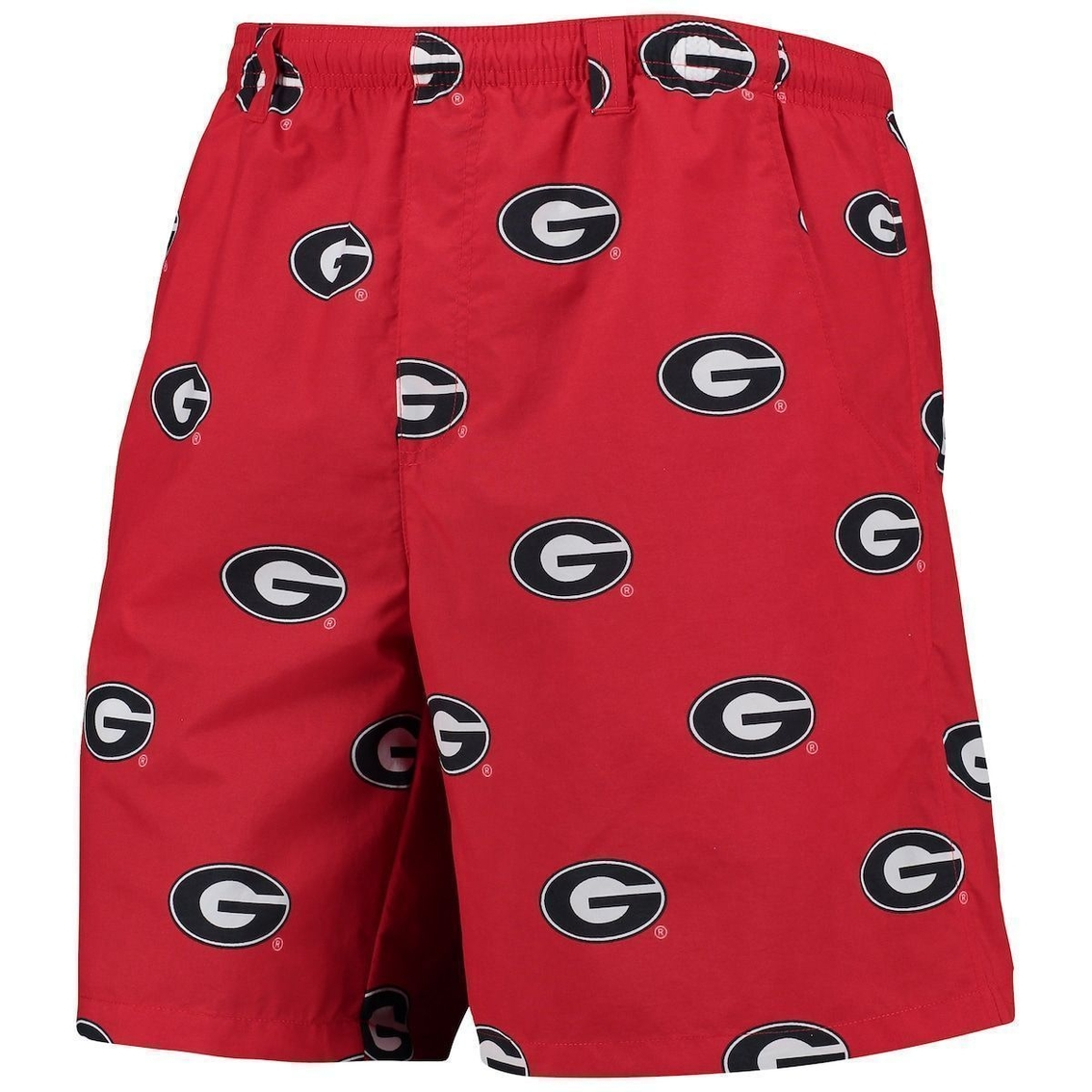 Columbia PFG Men's PFG Red Georgia Bulldogs Backcast II Omni-Shade Hybrid Shorts 3 Columbia PFG Men's PFG Red Georgia Bulldogs Backcast II Omni-Shade Hybrid Shorts - Image 3