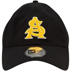Men's New Era Black Arizona State Sun Devils Campus Casual Classic Adjustable Hat -Arizona State Sun Devils Shop DSCO1138725481 1007 ALT2
