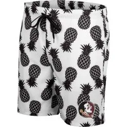 Colosseum Men's White/Black Florida State Seminoles Pineapple Swim Shorts 6 Colosseum Men's White/Black Florida State Seminoles Pineapple Swim Shorts -Arizona State Sun Devils Shop DSCO1138725513 3550 ALT2