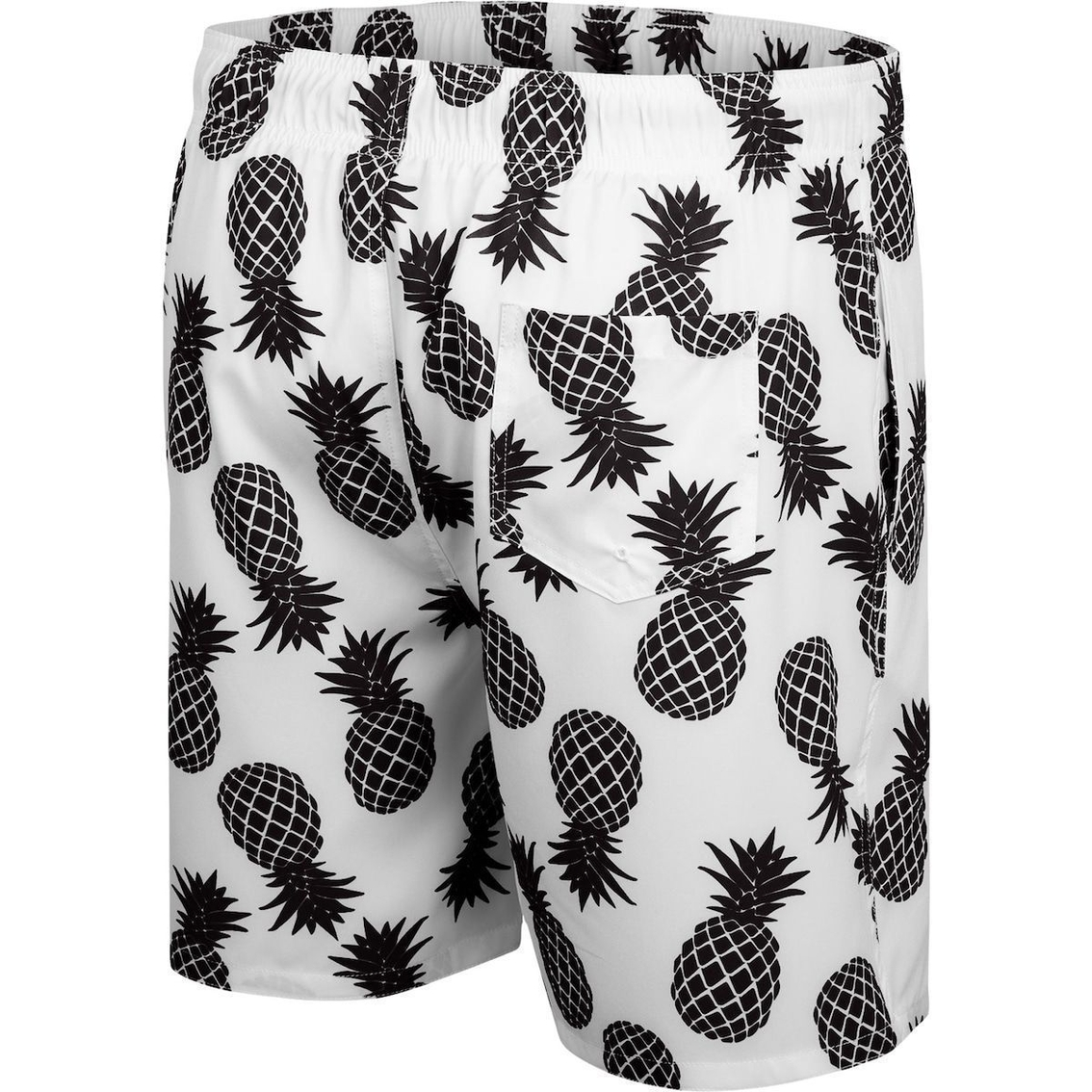 Colosseum Men's White/Black Florida State Seminoles Pineapple Swim Shorts 4 Colosseum Men's White/Black Florida State Seminoles Pineapple Swim Shorts - Image 4
