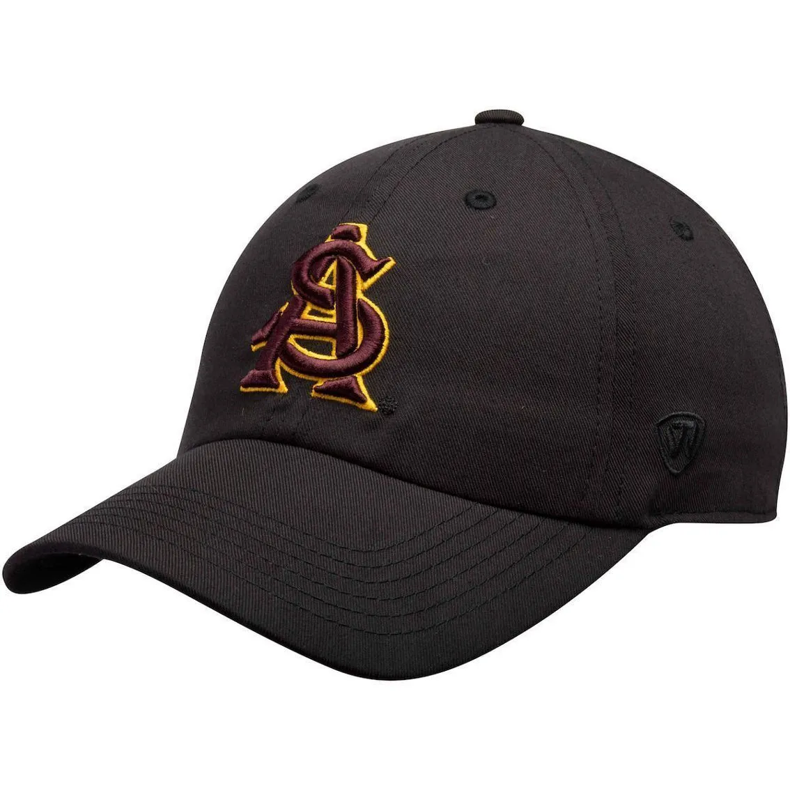 Top Of The World Men's Black Arizona State Sun Devils Adjustable Hat 2 Top Of The World Men's Black Arizona State Sun Devils Adjustable Hat - Image 2