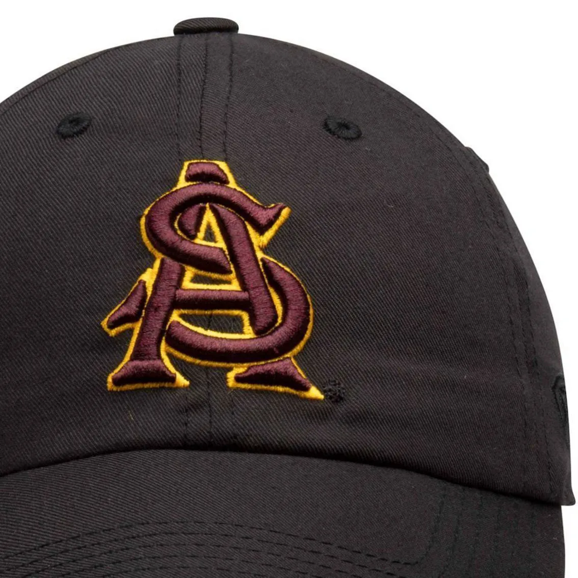 Top Of The World Men's Black Arizona State Sun Devils Adjustable Hat 3 Top Of The World Men's Black Arizona State Sun Devils Adjustable Hat - Image 3