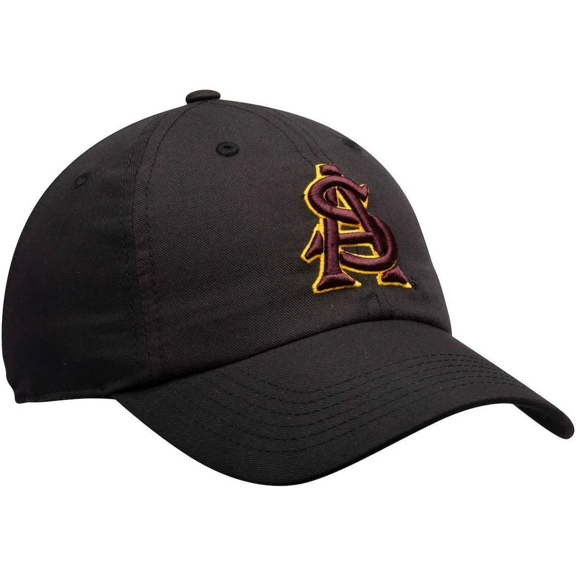 Top Of The World Men's Black Arizona State Sun Devils Adjustable Hat 4 Top Of The World Men's Black Arizona State Sun Devils Adjustable Hat - Image 4