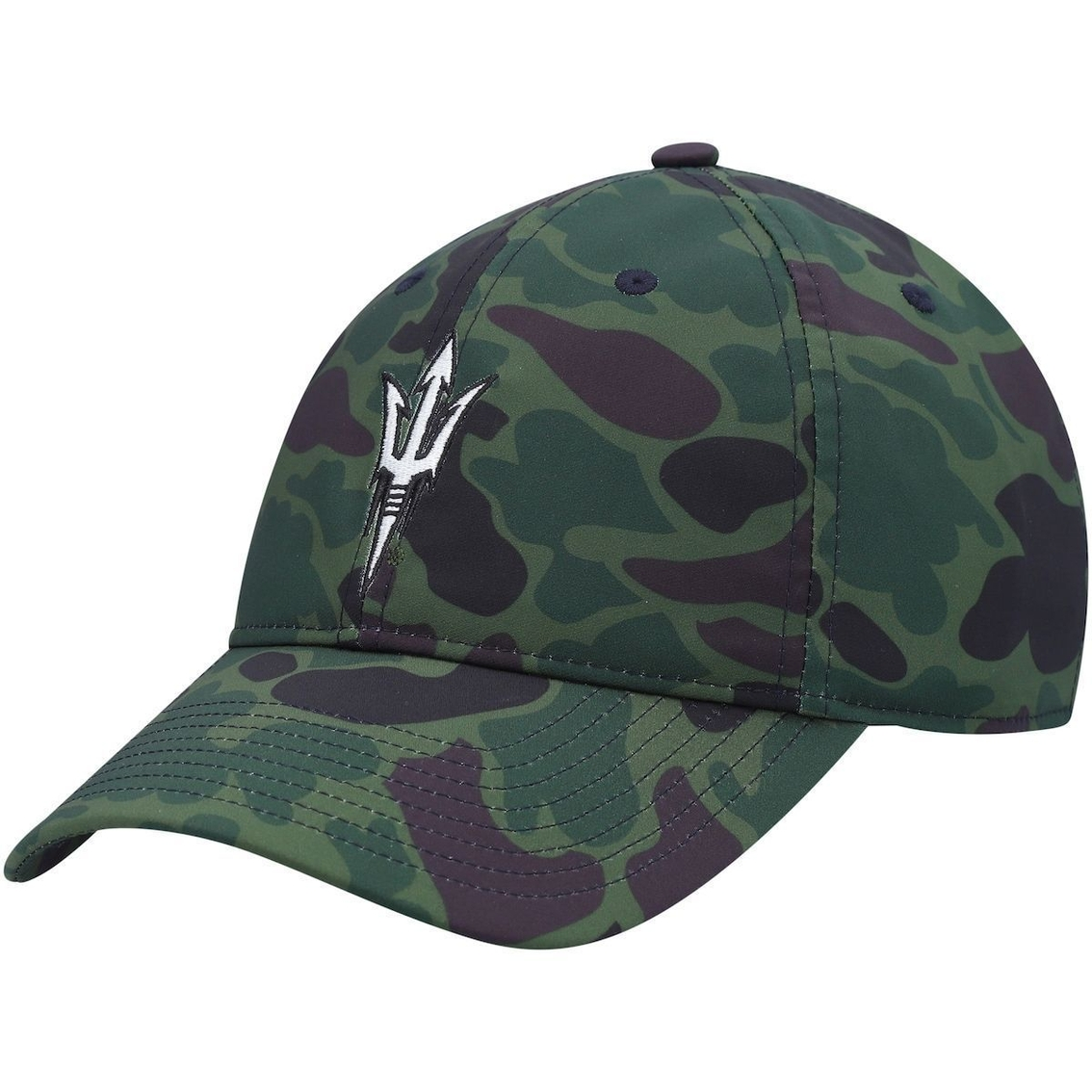 Adidas Men's Camo Arizona State Sun Devils Military Appreciation Slouch Primegreen Adjustable Hat 2 Adidas Men's Camo Arizona State Sun Devils Military Appreciation Slouch Primegreen Adjustable Hat - Image 2