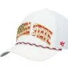 Men's '47 White Florida State Seminoles Stars And Stripes Flag Flutter Hitch Snapback Hat