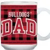 The Memory Company Georgia Bulldogs 15oz. Buffalo Plaid Father's Day Mug