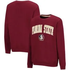 Colosseum Youth Garnet Florida State Seminoles Campus Pullover Sweatshirt