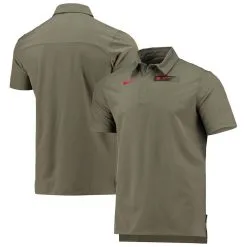 Men's Nike Olive Georgia Bulldogs UV Collegiate Performance Polo