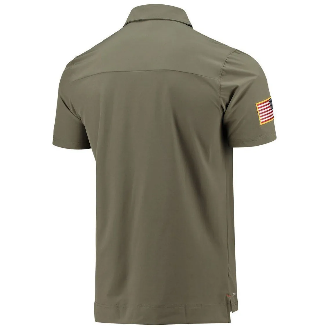 Men's Nike Olive Georgia Bulldogs UV Collegiate Performance Polo 4 Men's Nike Olive Georgia Bulldogs UV Collegiate Performance Polo - Image 4