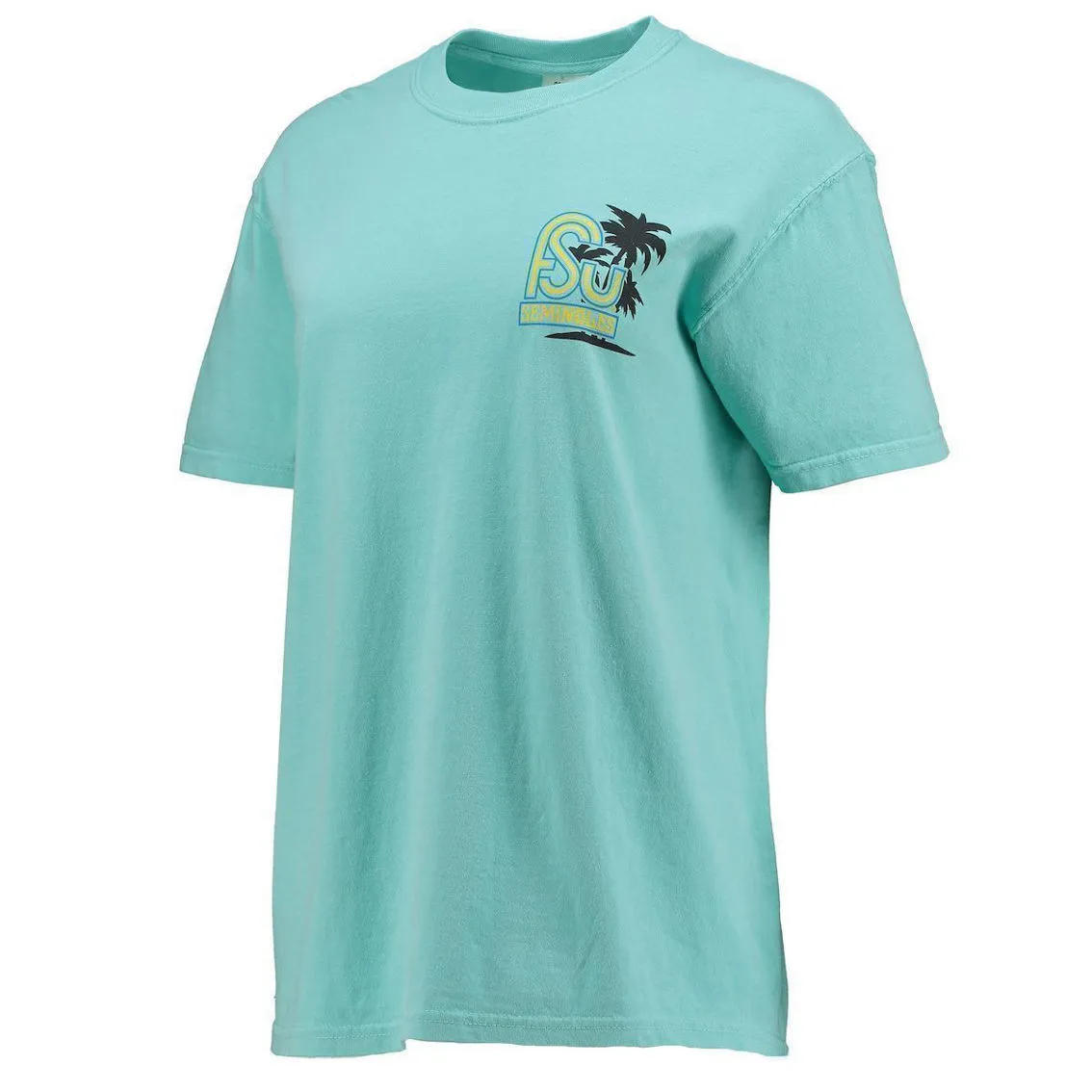 Image One Women's Mint Florida State Seminoles Beach Club T-Shirt 3 Image One Women's Mint Florida State Seminoles Beach Club T-Shirt - Image 3