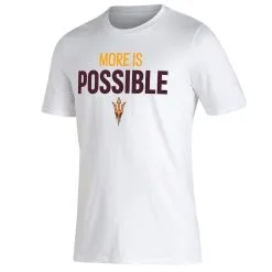 Men's Adidas White Arizona State Sun Devils More Is Possible Amplifier T-Shirt 6 Men's Adidas White Arizona State Sun Devils More Is Possible Amplifier T-Shirt -Arizona State Sun Devils Shop DSCO1140297772 3550 ALT2