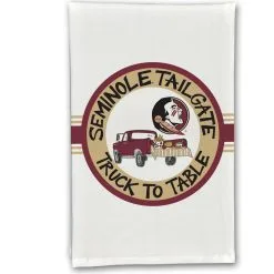 Magnolia Lane Florida State Seminoles Truck To Table Hand Towel