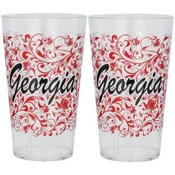 Indigo Falls Georgia Bulldogs 24oz. Two-Pack Tritan Floral Tumbler Set 5 Indigo Falls Georgia Bulldogs 24oz. Two-Pack Tritan Floral Tumbler Set -Arizona State Sun Devils Shop DSCO1140298984 INDINC ALT2