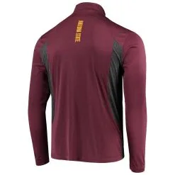 Colosseum Men's Maroon Arizona State Sun Devils Audible Windshirt Quarter-Zip Pullover Jacket -Arizona State Sun Devils Shop DSCO1140477833 2882 ALT3