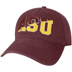 Legacy Athletic Men's Maroon Arizona State Sun Devils Varsity Letter Adjustable Hat -Arizona State Sun Devils Shop DSCO1140608800 2882 ALT1