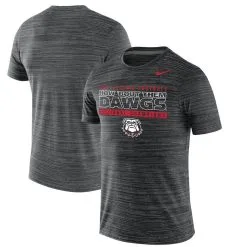 Nike Men's Heathered Charcoal Georgia Bulldogs College Football Playoff 2021 National S Mantra Velocity T-Shirt