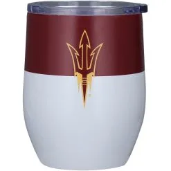 Logo Brands Arizona State Sun Devils 16oz. Colorblock Stainless Steel Curved Tumbler