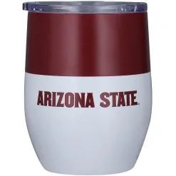 Logo Brands Arizona State Sun Devils 16oz. Colorblock Stainless Steel Curved Tumbler -Arizona State Sun Devils Shop DSCO1140609013 0000 ALT2